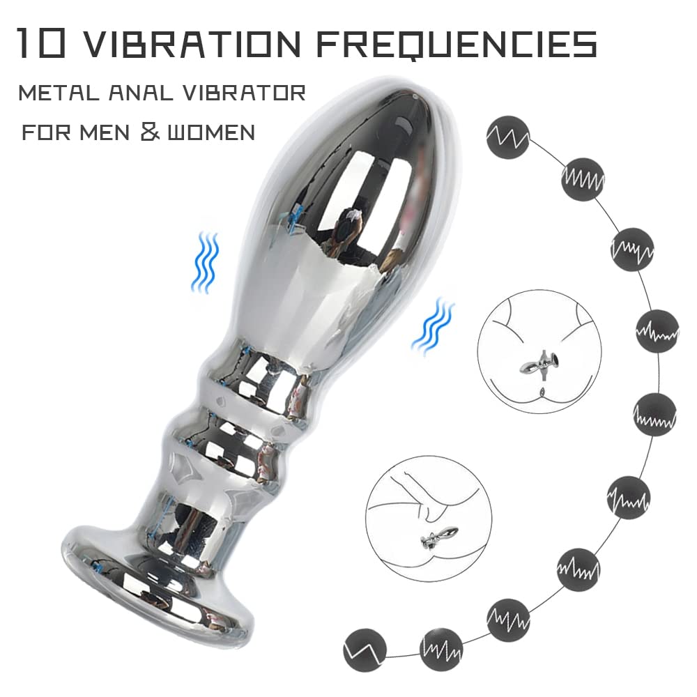 Plug Anale Plug anal vibrant en mtal Masseur de prostate anal  Vibromasseurs anaux en acier inoxydable Gode Sex Toys Gay Butt Plug (Type  A) : Amazon.fr: Hygine et Sant
