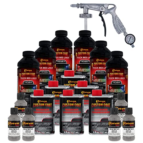 Image of Custom Coat Dove Gray 1.5 Gallon Spray-On Urethane Truck Bed Liner Kit