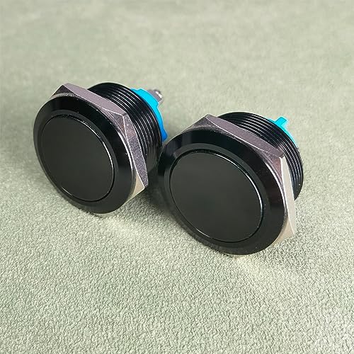 Momentan Drucktastenschalter 22mm IP65, 2 Stück, 3A