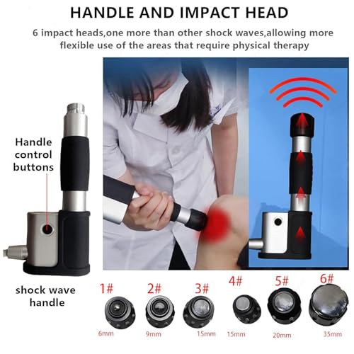 Máquina de Terapia por Ondas de Choque para Alivio de Dolor en Articulaciones, Músculos, Hombro, Cintura - Terapia Extracorpórea para Centros de Salud y Clínicas, No Invasiva, Sin Efectos Secundarios miniatura 3