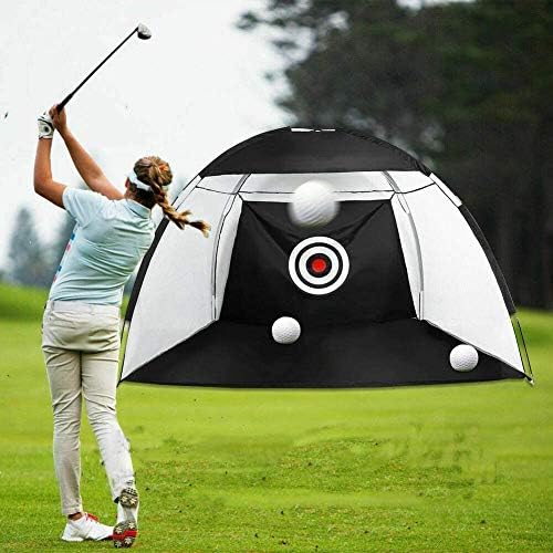 3M Golf Training Net Portable Golf Target Practice Cage Hitting Net Indoor Outdoor Training Aids Net Backyard Driving Range