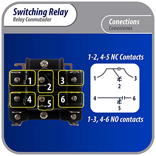 Appli Parts APSWR-340 90-340,24 VAC Coil, General Purpose Switching Relay,DPDT, for HVAC applications and other general electrical installations replaces APSR-340