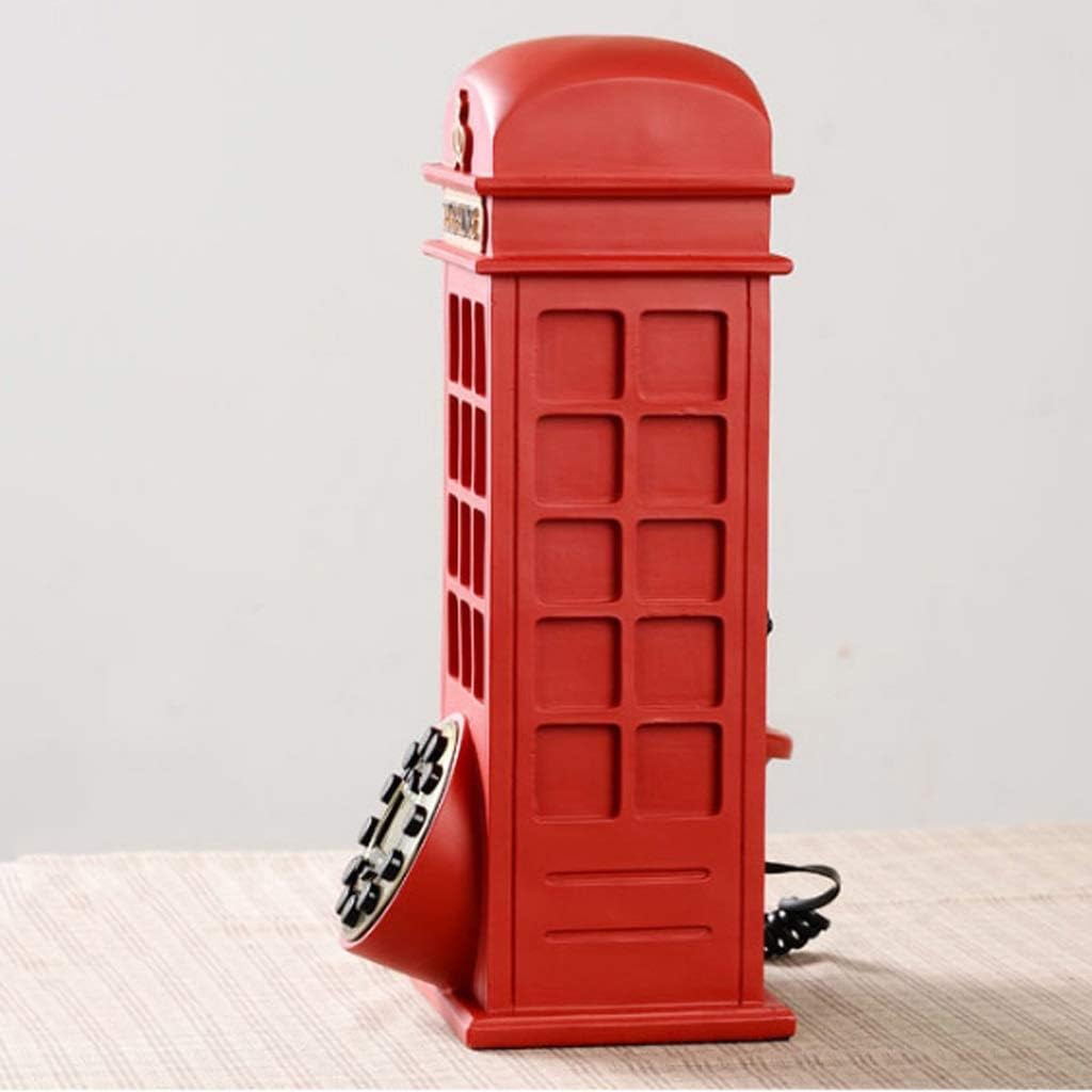 Retro Rotary Dial Phone Antique Wired Continental Telephone Phone Decoration