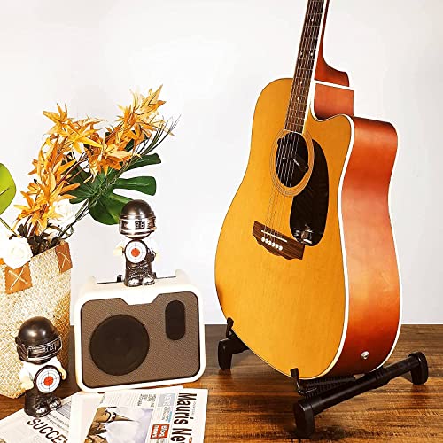 Lekato Folding Guitar Stand, Adjustable A-Frame Guitar Stand For Guitar Bass Violin Ukulele Banjo, Portable Compact Acoustic Electric Guitar Stand Floor With Silicone Pads #TOP6