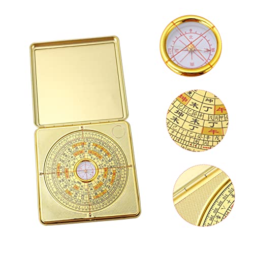 Brújula portátil BESPORTBLE estilo retro para exteriores miniatura 2
