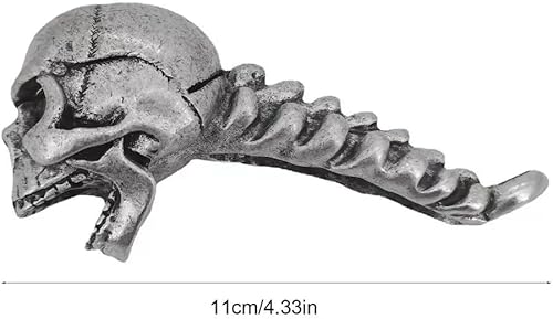 Miniatura 3 de Llavero con diseño de calavera genial, material de aleación inoxidable de alta calidad, llavero personalizado único para abridor de cerveza para