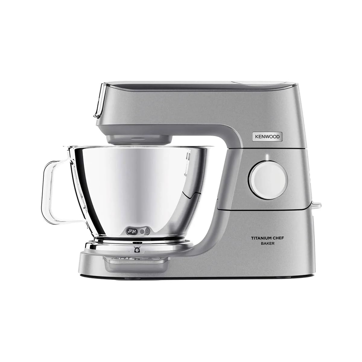 Kenwood Titanium Chef Baker Mikser, Srebrny, 5/3,5 l