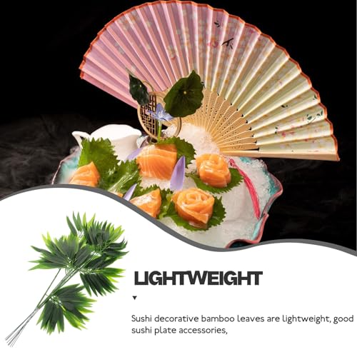 Juego 10 hojas decorativas estilo japonés para sushi miniatura 3