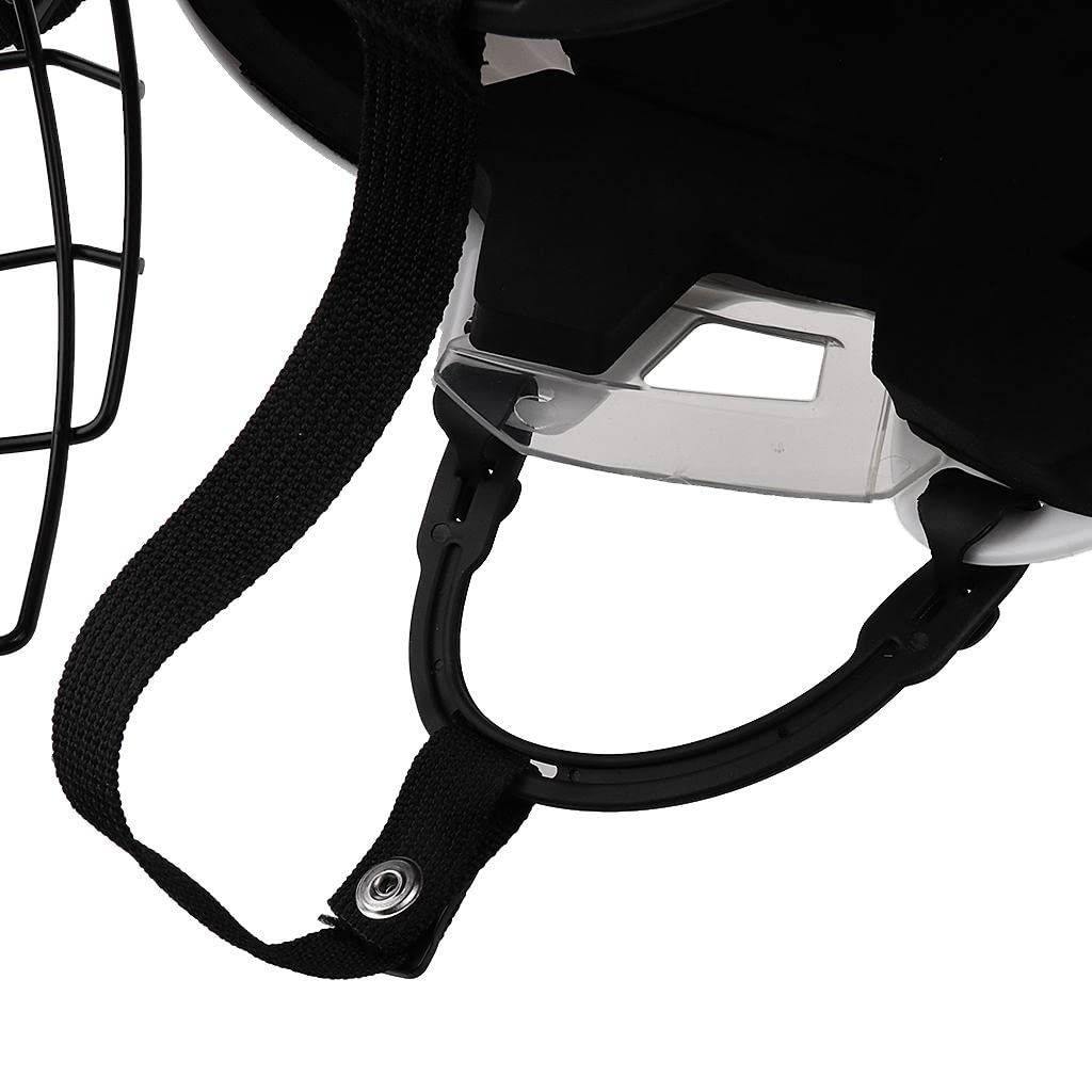 harayaa Casco de Hockey sobre Hielo Ajustable Unisex con Combo - Resistencia Al Impacto