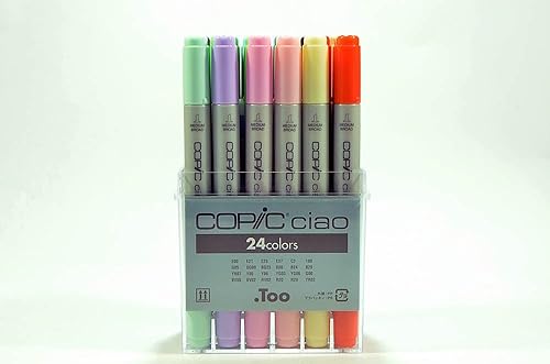 Copic Juego de 24 marcadores Ciao