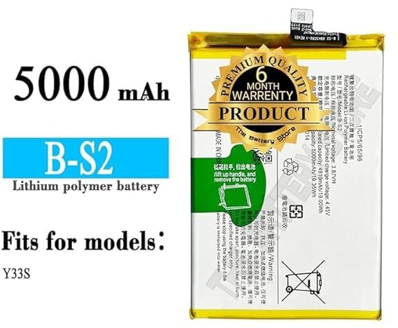Image of Original B-S2 Battery for Vivo Y33S V2109 Battery with 6 Month Warranty ***(G00252)