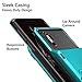Vofolen Case for Galaxy Note 10+ 10 Plus Case Wallet 4-Slot Pocket ID Card Holder Scratch Resistant Dual Layer Protective Bumper Rubber Armor Hard Shell Cover for Samsung Galaxy Note 10 Plus Sky-Blue