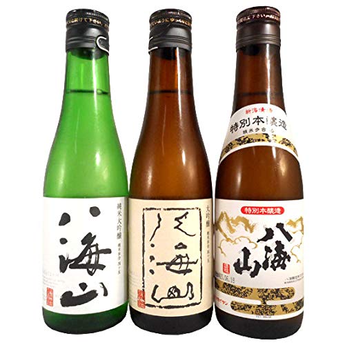 Amazon.co.jp: 八海山 純米大吟醸＆大吟醸＆特別本醸造 300ml 3本