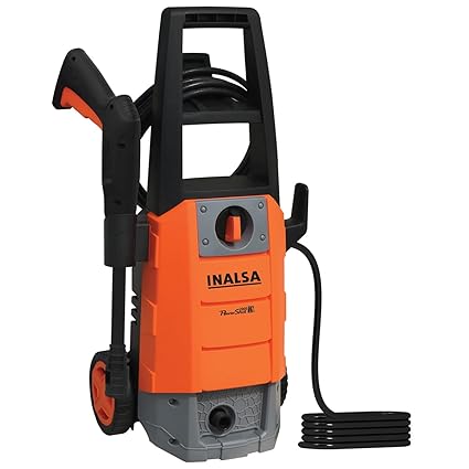 INALSA Car Washer High Pressure Washer 2000W with Induction Motor|Pressure-140 Bar, Max Flow-420 L/Hr|6 Mtr Outlet Hose|Self Priming & Over Heat Features|Car Washer High Pressure Pump(POWERSHOT 2000)