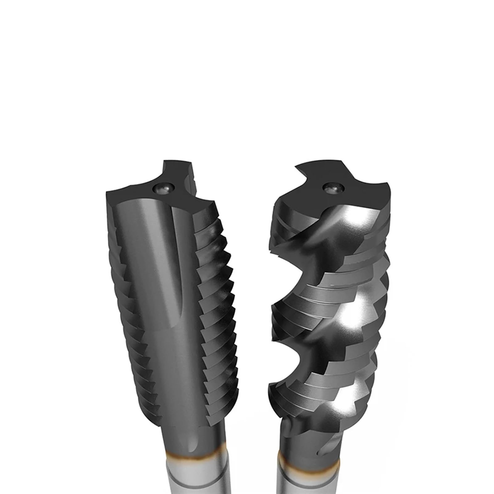 Macho de roscar en espiral de acero de alta velocidad con contenido de cobalto M35, con punta de roscar en espiral, con revestimiento de PVD, de acero inoxidable, M2-M12, herramientas CNC, 1 unidad(PV
