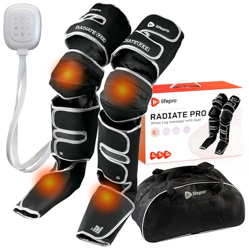 LifePro Leg Massager - Foot, Leg, Calf and Thigh Compression Massager for Circulation - with Heat...