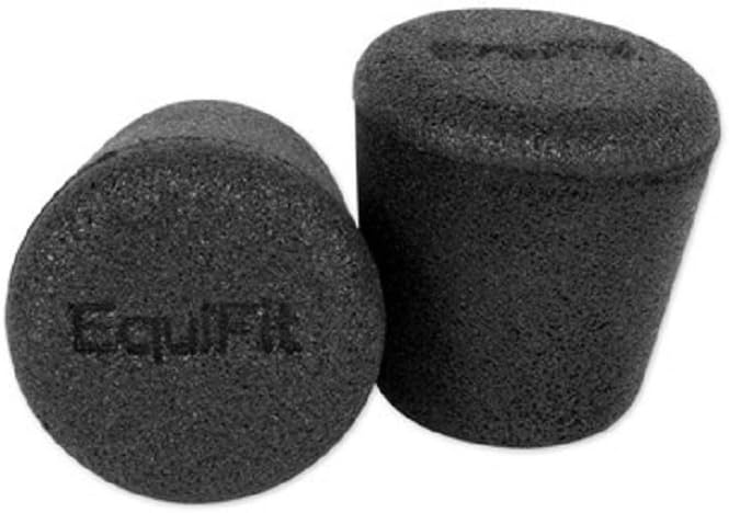 EquiFit Silentfit Ear Plug Black One Size 4 Pairs