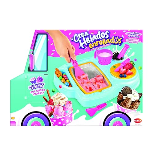 Bandai Zap Chef - Máquina de helado instantánea, crea deliciosas golosinas en cuestión de minutos con el laboratorio enrollado de Zap Chef, perfecto para niños, juego de máquina de rollos de helado