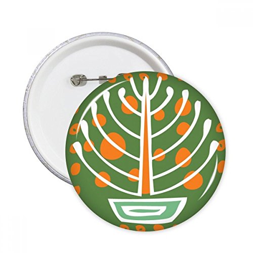 Badge rond Mexique Totem bouton décoration vêtement multicolore pour sac à dos 5pcs