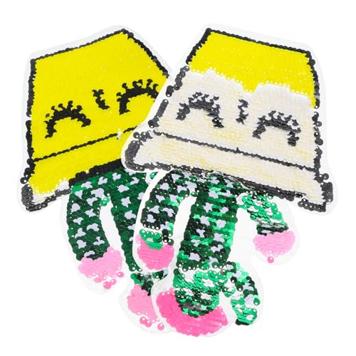 SHINEOFI 2st Kaktus-stoff Aufkleber Washi-tape Schwarz Pflanzen Applikation Kleidungskaktus Dekoratives Klebeband Stickerei-kaktus Skeletthände Schmuckherstellung Sichere Patches Green SHINEOFI 2st Kaktus-stoff Aufkleber Washi-tape Schwarz Pflanzen Applikation Kleidungskaktus Dekoratives Klebeband Stickerei-kaktus Skeletthände Schmuckherstellung Sichere Patches Green