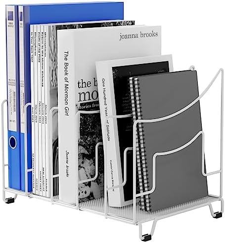 EasyPAG 5 Compartimentos Metal Vertical Estante Revistero A4 Orga...