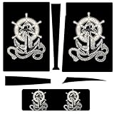 Rudder Anchor Boat Rope Slim Compatible with P-S-5 Skin Sticker Full Protective Cover for Disc Edition Console Controller