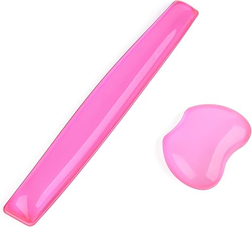 Miniatura 12 de Reposamuñecas de gel de silicona para mouse con reposamuñecas para mouse para oficina, computadora, laptop, Mac, duradero, cómodo y alivio del dolor