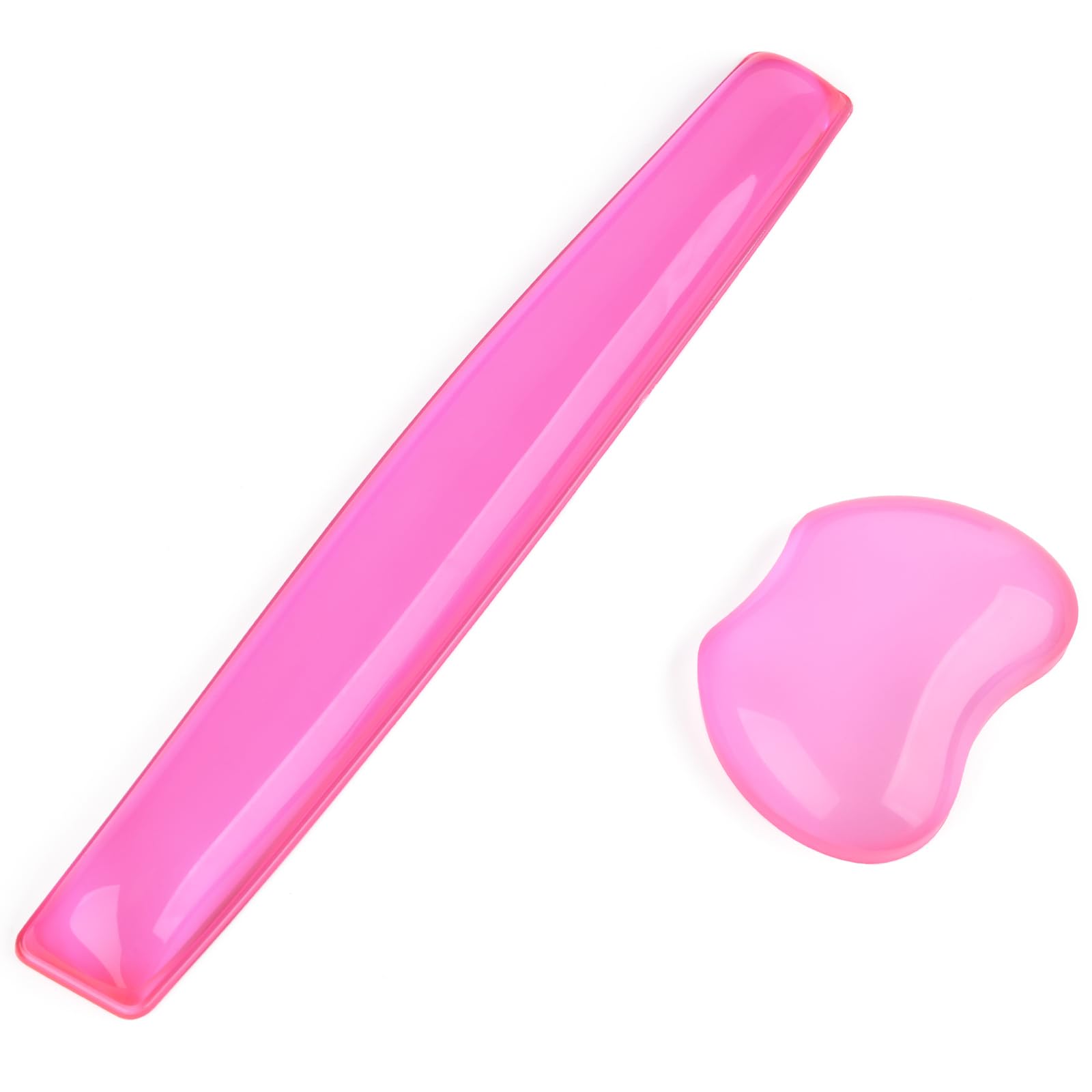 Silicone Gel Keyboard Wrist Rest Set Plus Keyboard & Mouse Wrist Support Pad Office, Computer, Laptop, Mac - Durable, Comfortable and Pain Relief