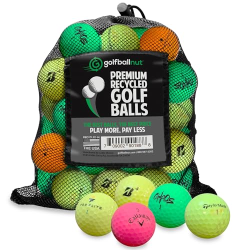 GolfBall Nut - 48 Used Golf Balls – Recycled Bulk