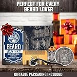 Beard Growth Kit - Oil, Balm, Serum, Derma Roller & Wooden Comb for Beard & Mustache Growth - Image 5