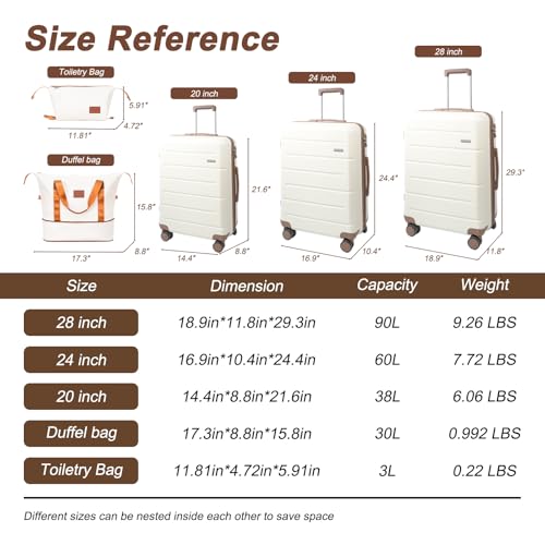 Image of Luggage Set 2-Piece, ABS Hardside Lightweight Suitcase with 8 Smooth Spinner Wheels for Business and Travel (14 /20 Black)