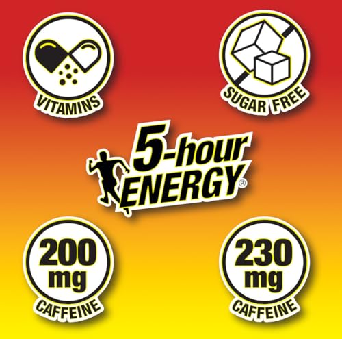 5-hour Energy Extra Strength Shots, Variety Pack, 1.93 Fl Oz (Pack of 12)