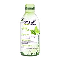 Drenax Forte Plus Menta e Lime Integratore Drenante, Depurativo e per la circolazione confezione 750ml, Gusto Menta Lime