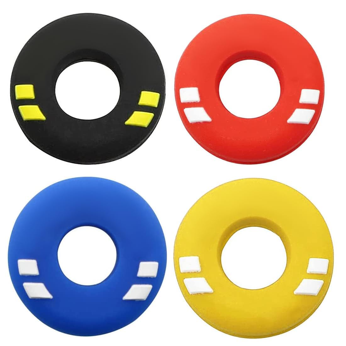 Amortiguador Raqueta Tenis 8Pcs Silicona Divertido Adecuado Todos Modelos Raqueta Tenis Raqueta Bádminton Accesorios Tenis Amortiguador vibración antivibradores Tenis Raqueta Tenis Accesorios