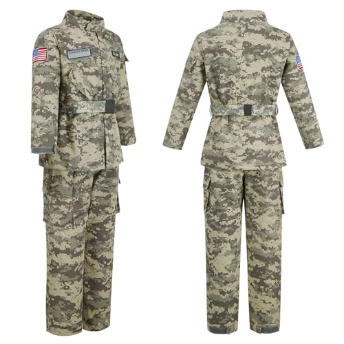 Disfraz de Ejército para Niños Talla 120/S miniatura 2