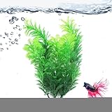 Plantas artificiales para acuario: plantas acuáticas de simulación realista, diseño seguro y duradero, fácil de limpiar, base estable | Verde decorativo para pecera, acuario doméstico, decoración acuá