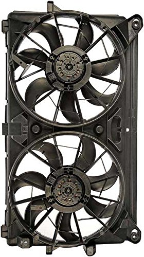 APDTY 731765 Dual Radiator & AC Condenser Cooling Fan Assembly