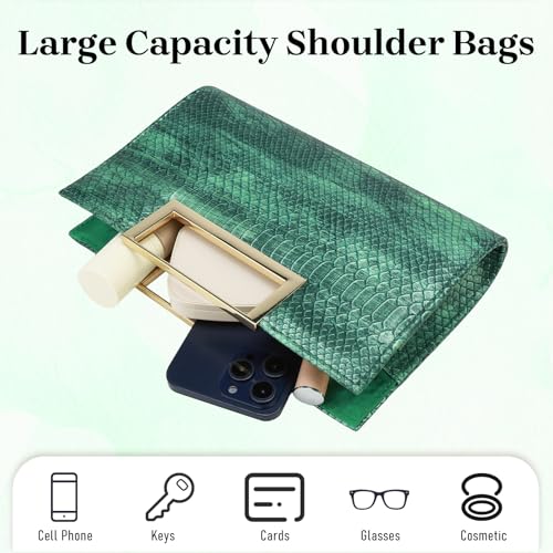 Image of Gets Clutch Purses for Women PU Leather Evening Handbag for Formal Wedding Party Clutches Small Crossbody Bag with Chain