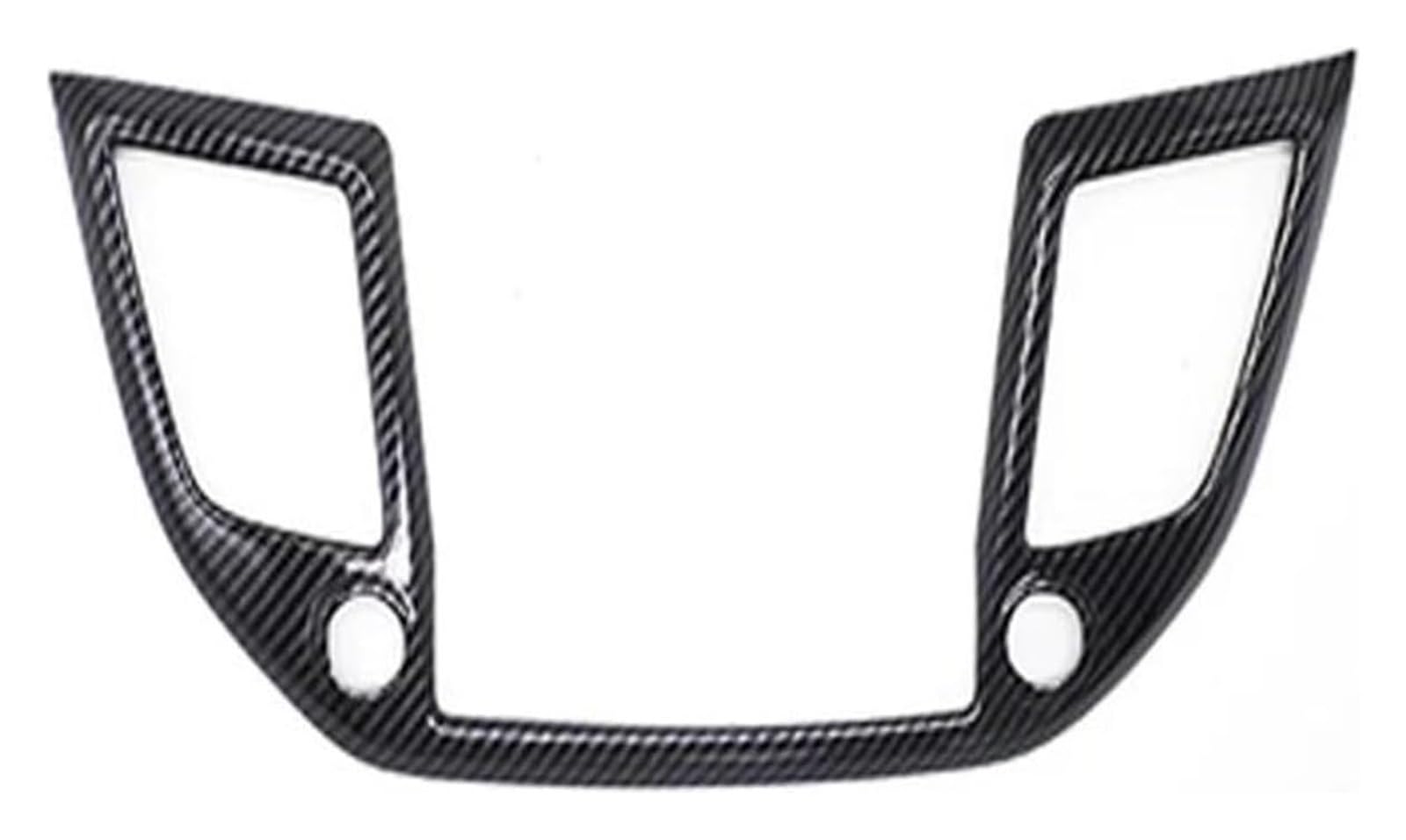 Qwqnsd Carbon Fiber Middle For Hyudai For Tucson 2015-2018 Car Dashboard Center Air Outlet Cover Trim Car Interior Mouldings(Carbon Fiber Middle)