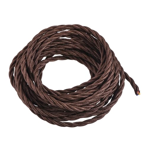 Câble électrique torsadé tissu 3 fils pour créer une suspension suspendue style loft et bistrot