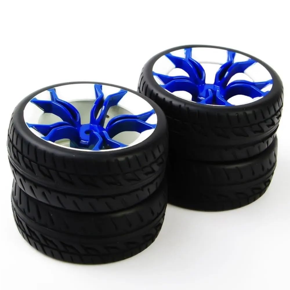 Cerchioni in gomma RC da 4 pezzi Ruote compatibili con modelli da corsa su strada Scala 1:10 PP0150 MPNWB 12mm esagonale