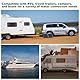 lasuroa Wassereinlass Wohnmobil, Wohnmobil Wasseranschluss Einlass 1/2 Außengewinde RV Water Inlet Schlauchanschluss mit Rückschlagventil für Wohnwagen RV