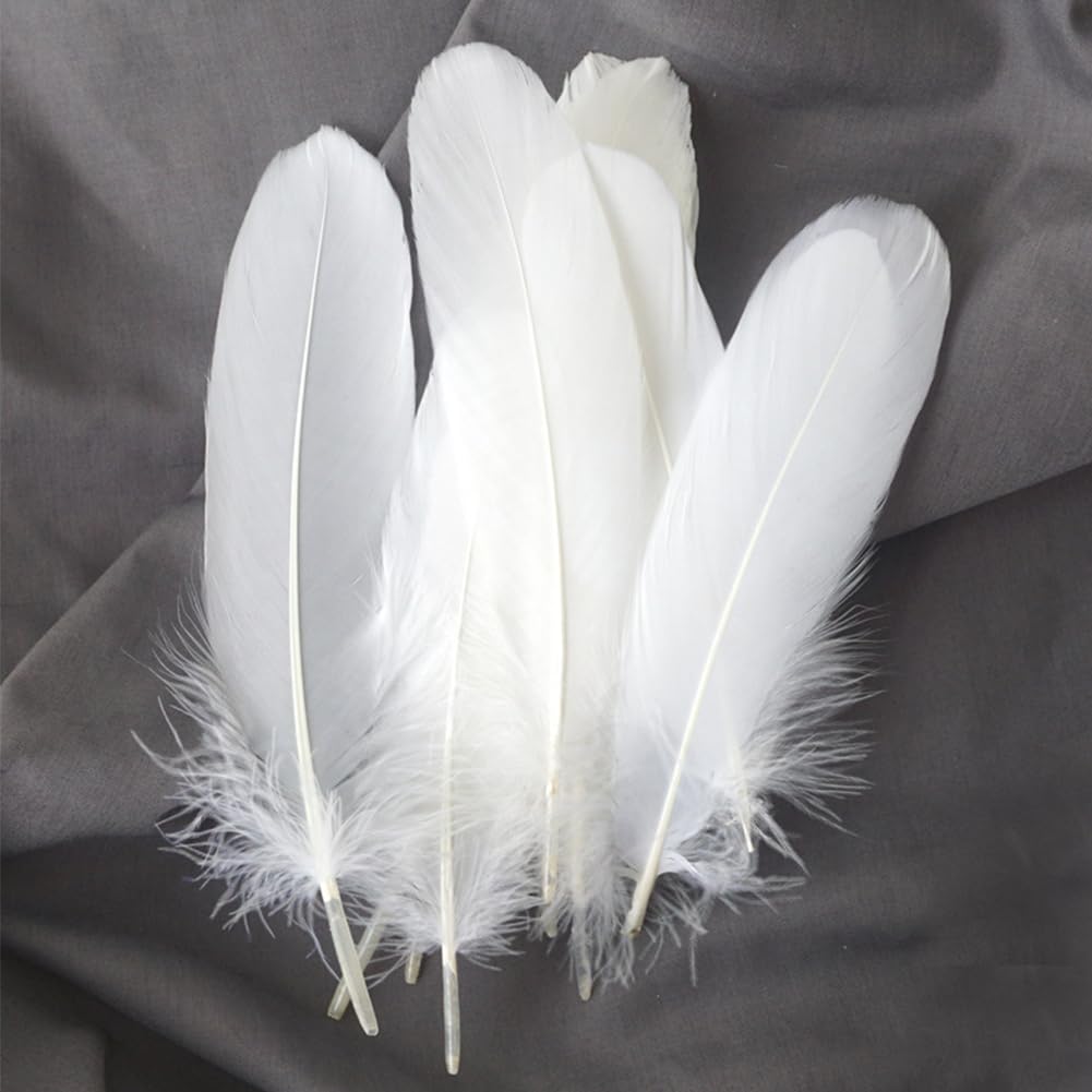M METERXITY 600 stuks zadelhackle hanenveer, 4 - 8 cm bulk, natuurlijke