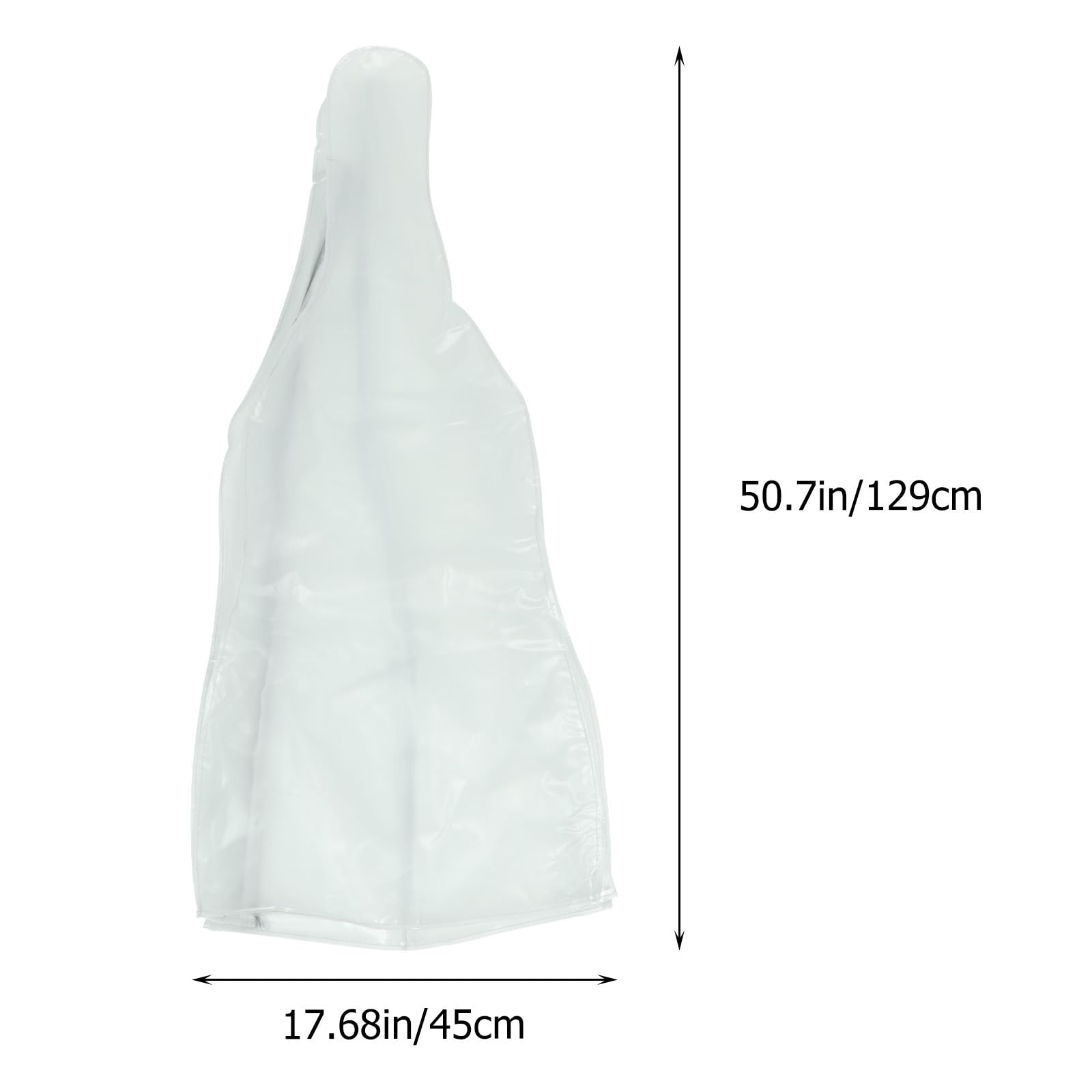 IMIKEYA Mattierte Transparente Cellohülle aus Frosted Pvc zum Schutz Des Cellos Leicht zu Reinigen Kreative und Dekorative Musikinstrumenten Cover für Haushalt