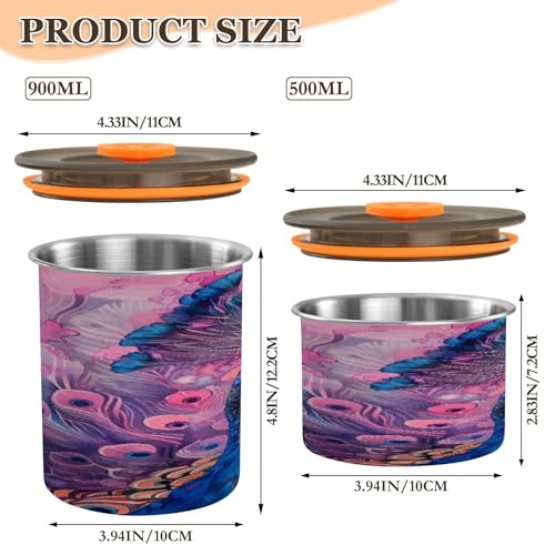 Envase Hermético para Café Acero Inoxidable 500ml miniatura 2