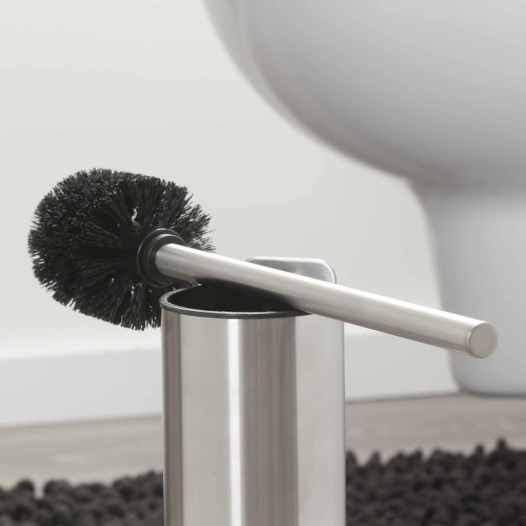 Tiger Colar, Porte-Brosse WC, Acier Inoxydable brossé 38,1 x 8,8 x 10,8 cm