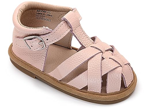 Genuine leather Closed Toe Girls' sandals for toddler/small kids3