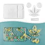 4 PCS Silicone Molds for DIY Epoxy Resin - Large...