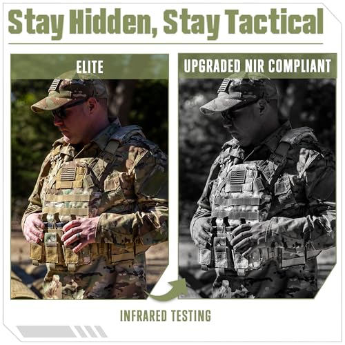 Image of GFIRE Tactical Vest, Quick Release Lightweight Breathable Vest for Training
