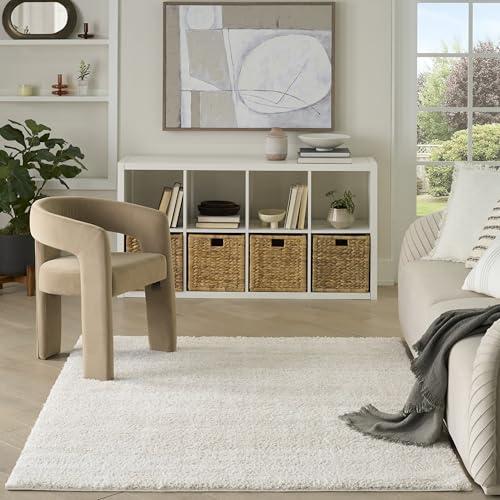 Tapete Modern Shag Beige Marino 84 in x 63 in miniatura 2